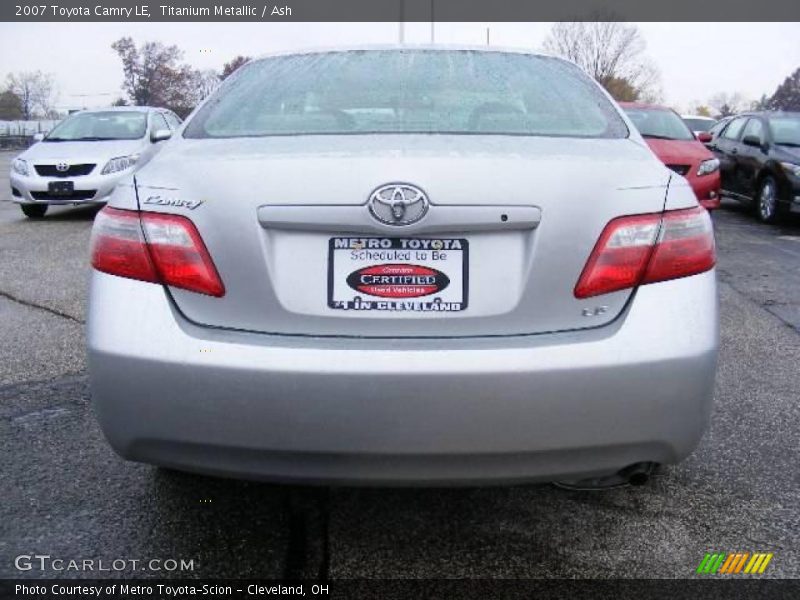 Titanium Metallic / Ash 2007 Toyota Camry LE