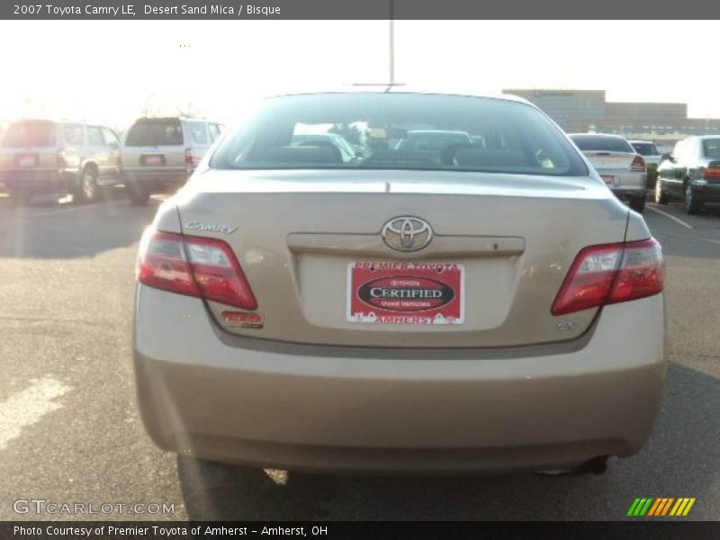 Desert Sand Mica / Bisque 2007 Toyota Camry LE
