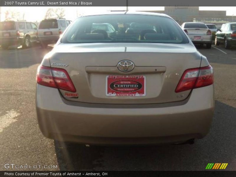 Desert Sand Mica / Bisque 2007 Toyota Camry LE
