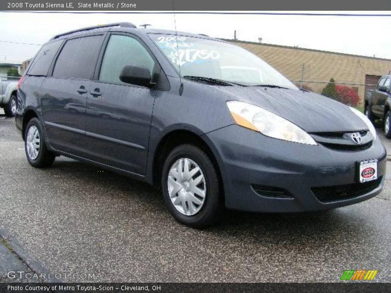 Slate Metallic / Stone 2008 Toyota Sienna LE