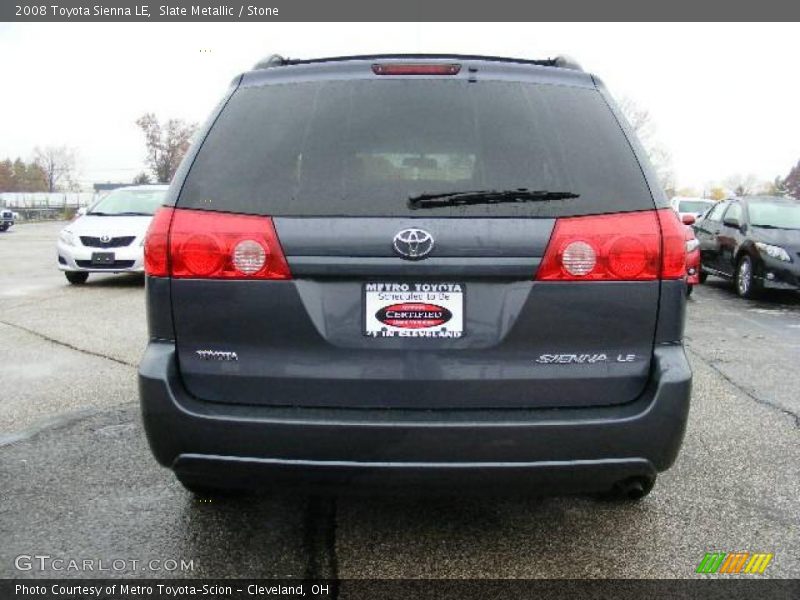 Slate Metallic / Stone 2008 Toyota Sienna LE