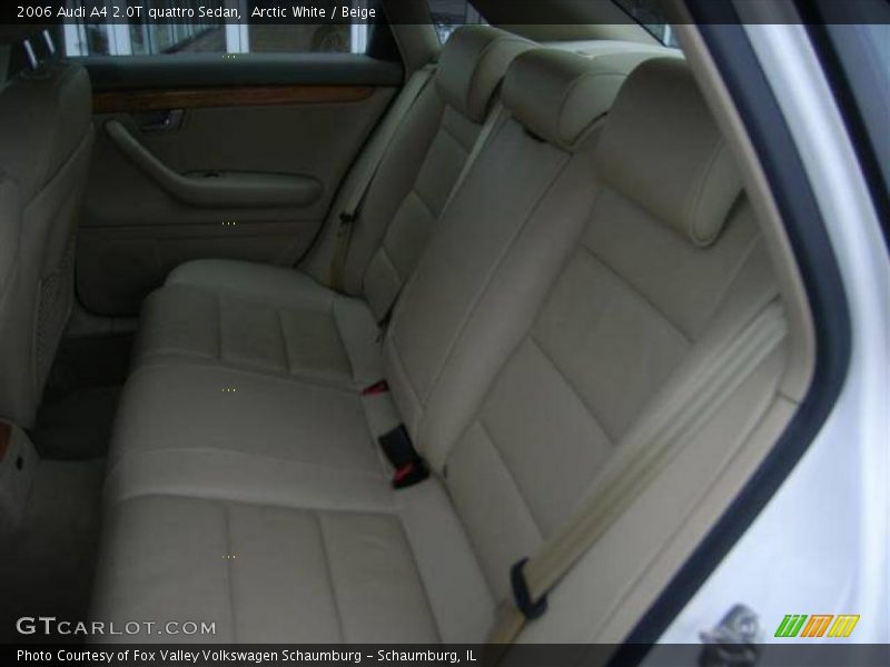 Arctic White / Beige 2006 Audi A4 2.0T quattro Sedan