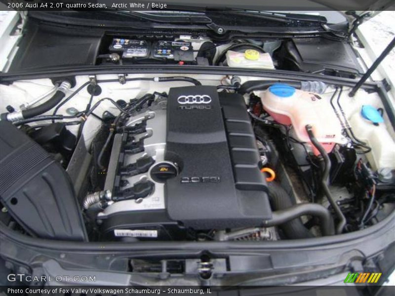 Arctic White / Beige 2006 Audi A4 2.0T quattro Sedan