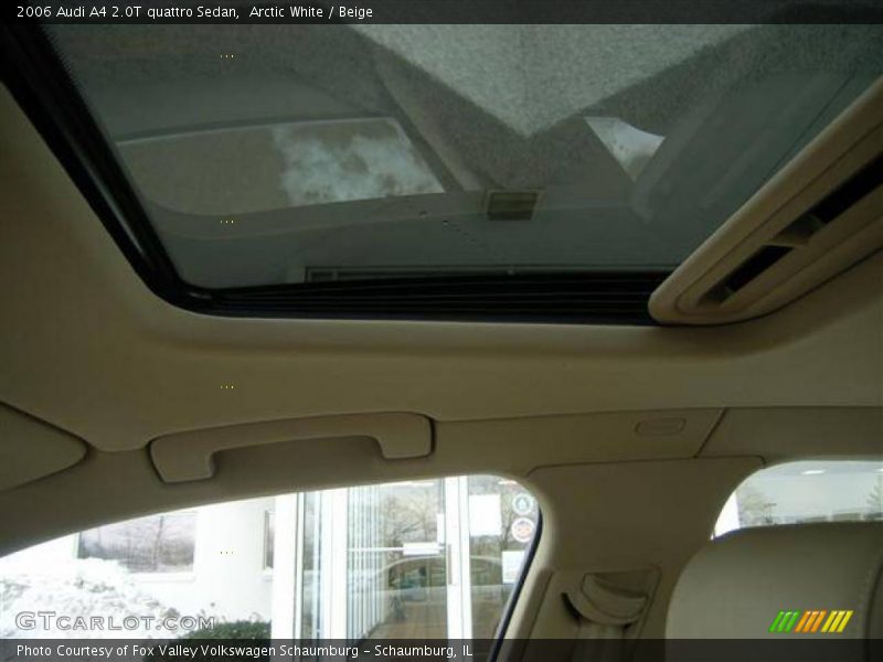 Arctic White / Beige 2006 Audi A4 2.0T quattro Sedan