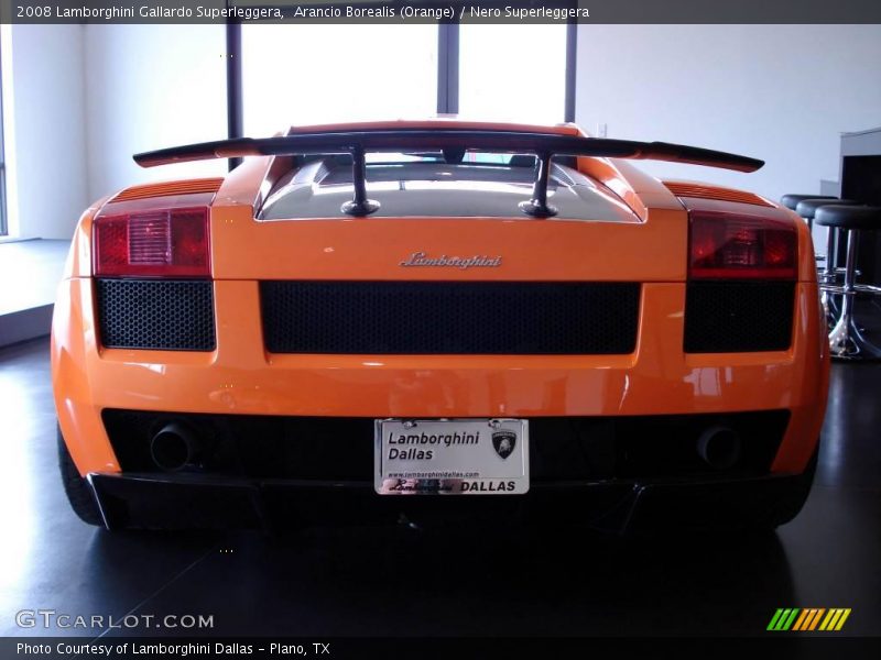 Arancio Borealis (Orange) / Nero Superleggera 2008 Lamborghini Gallardo Superleggera
