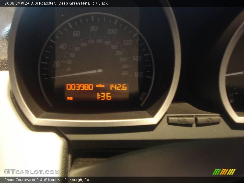 Deep Green Metallic / Black 2008 BMW Z4 3.0i Roadster