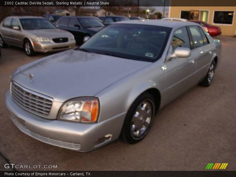 Sterling Metallic / Neutral Shale 2002 Cadillac DeVille Sedan
