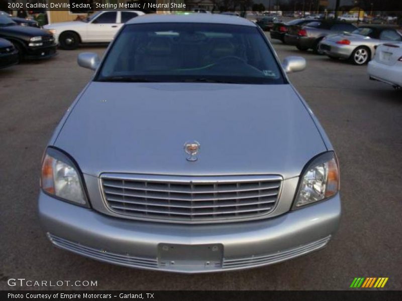 Sterling Metallic / Neutral Shale 2002 Cadillac DeVille Sedan