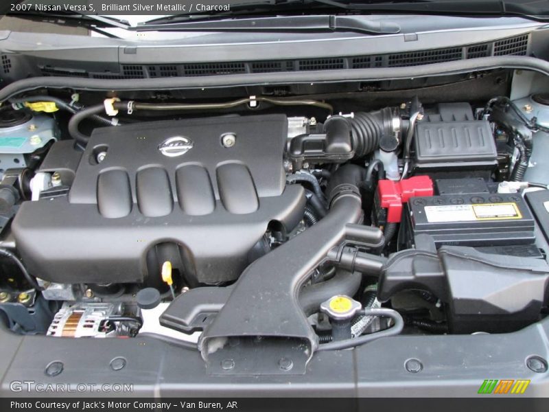Brilliant Silver Metallic / Charcoal 2007 Nissan Versa S