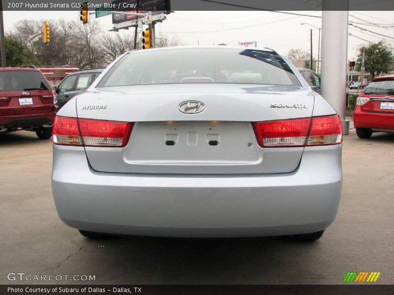 Silver Blue / Gray 2007 Hyundai Sonata GLS