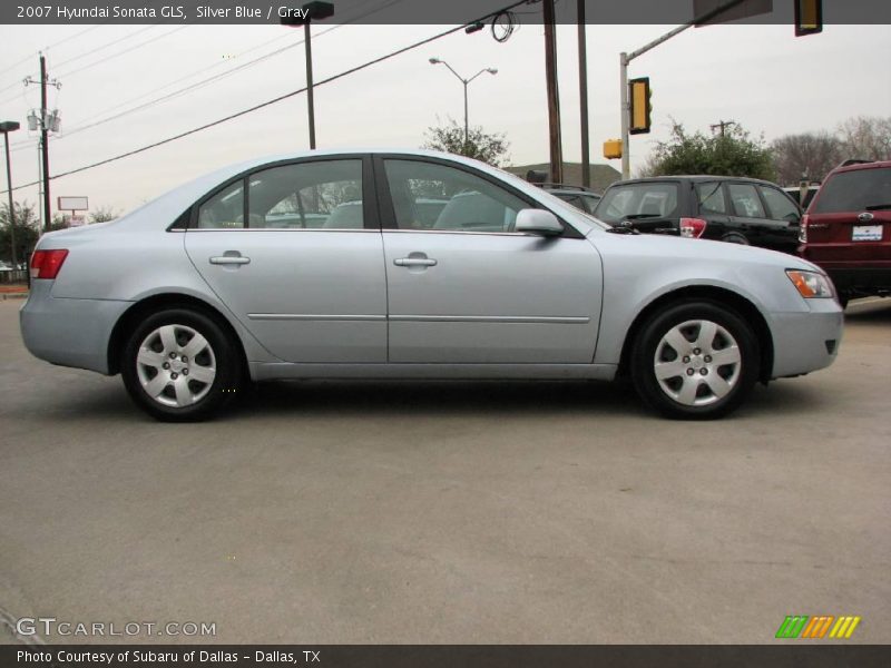 Silver Blue / Gray 2007 Hyundai Sonata GLS