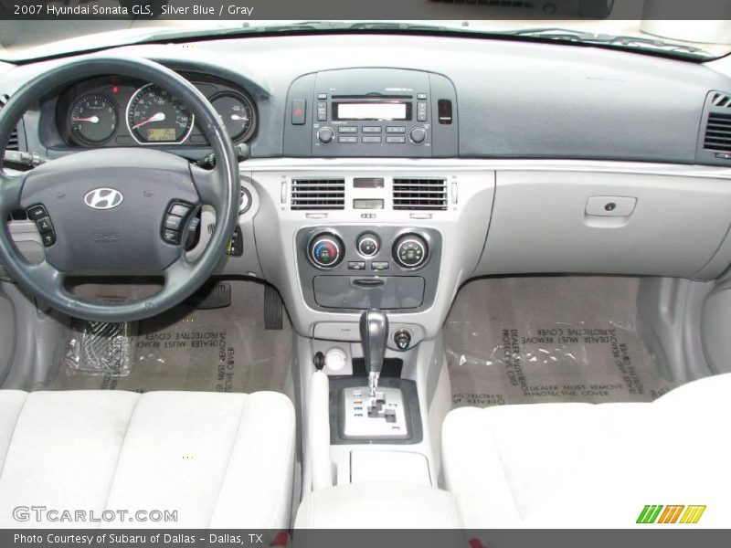 Silver Blue / Gray 2007 Hyundai Sonata GLS