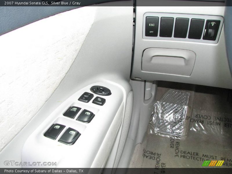 Silver Blue / Gray 2007 Hyundai Sonata GLS