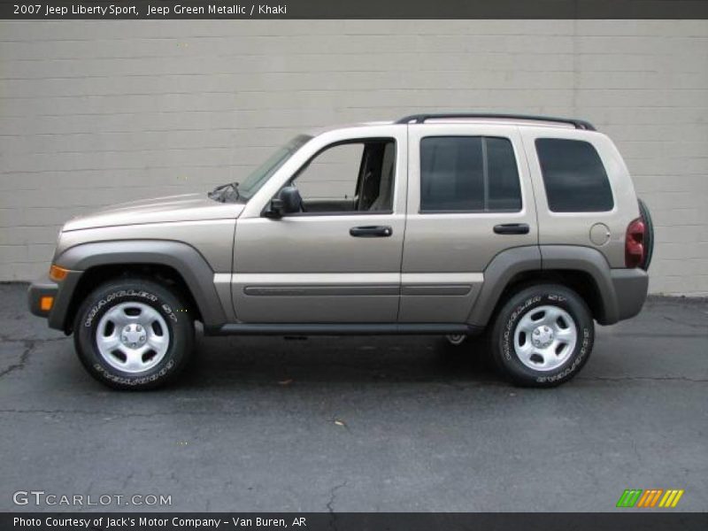 Jeep Green Metallic / Khaki 2007 Jeep Liberty Sport