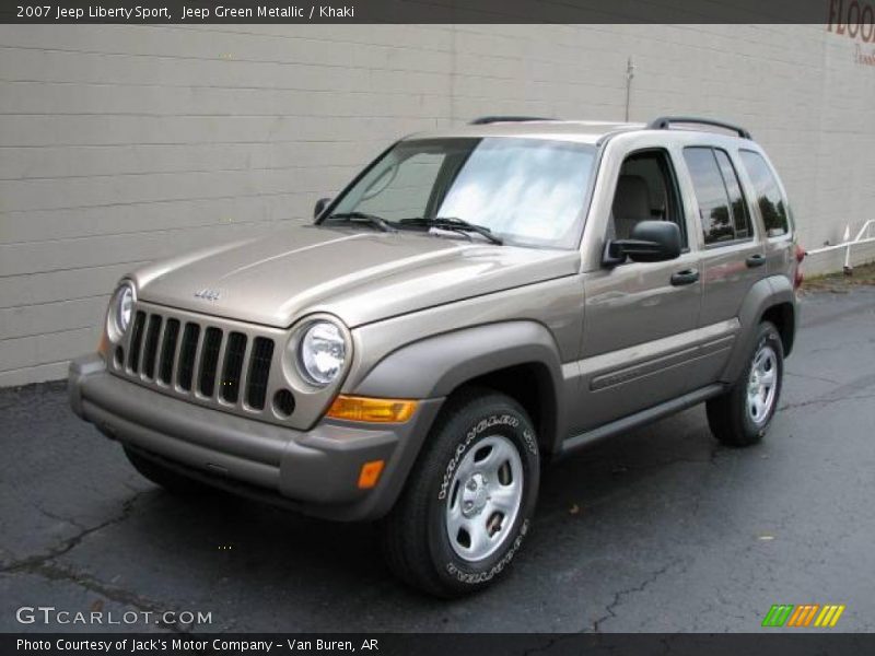 Jeep Green Metallic / Khaki 2007 Jeep Liberty Sport