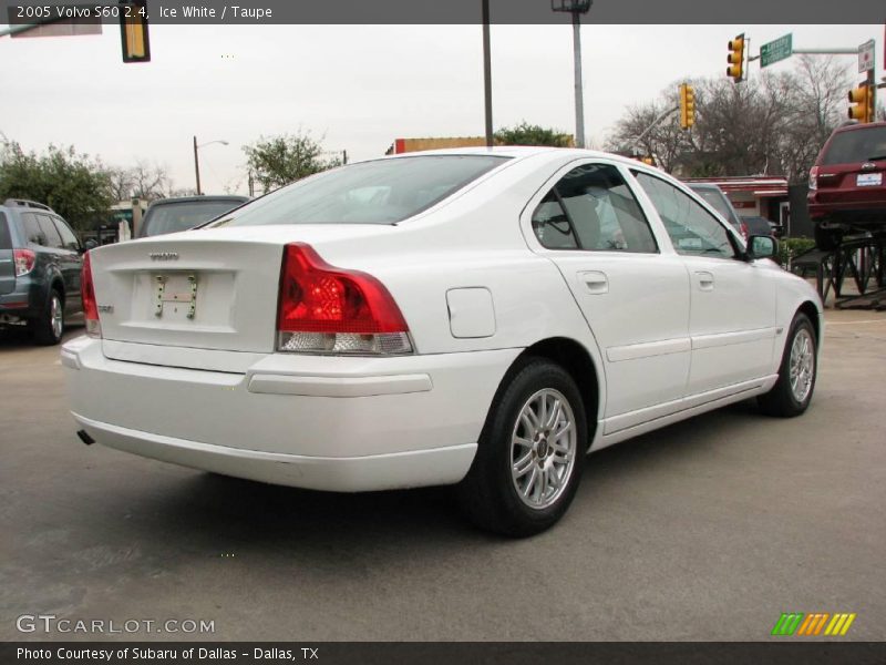 Ice White / Taupe 2005 Volvo S60 2.4