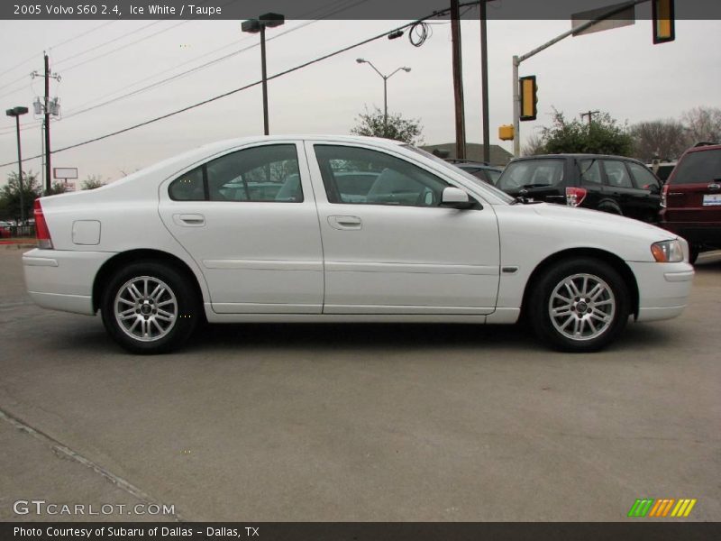 Ice White / Taupe 2005 Volvo S60 2.4