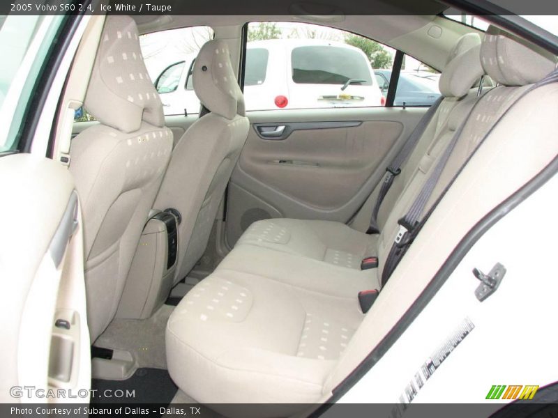 Ice White / Taupe 2005 Volvo S60 2.4