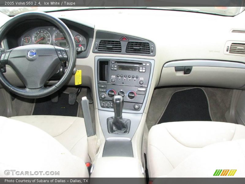 Ice White / Taupe 2005 Volvo S60 2.4