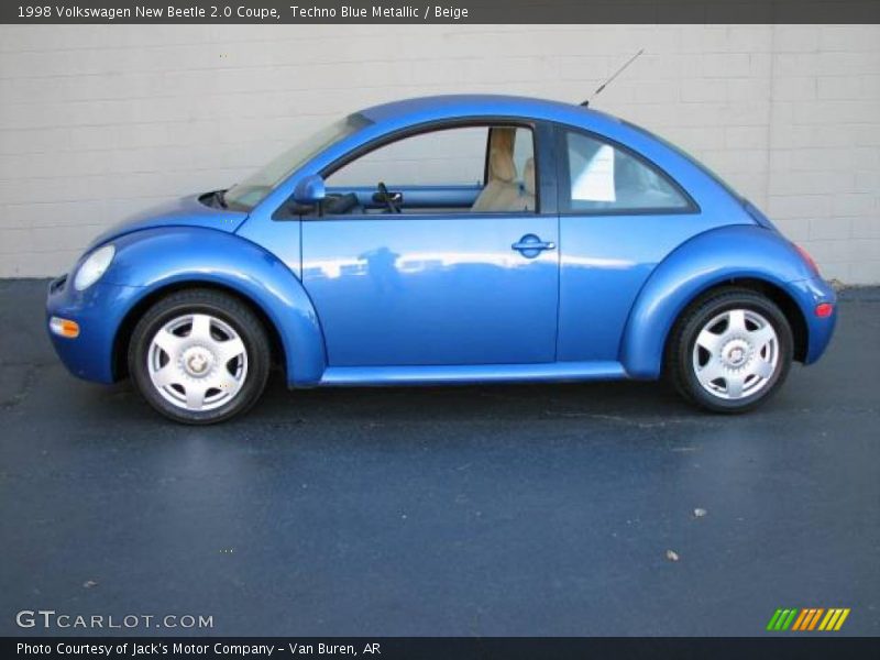 Techno Blue Metallic / Beige 1998 Volkswagen New Beetle 2.0 Coupe