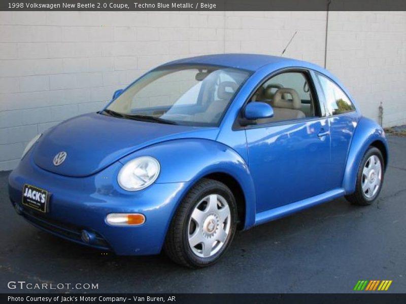 Techno Blue Metallic / Beige 1998 Volkswagen New Beetle 2.0 Coupe