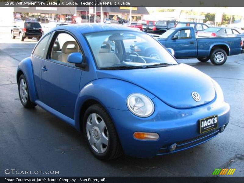 Techno Blue Metallic / Beige 1998 Volkswagen New Beetle 2.0 Coupe
