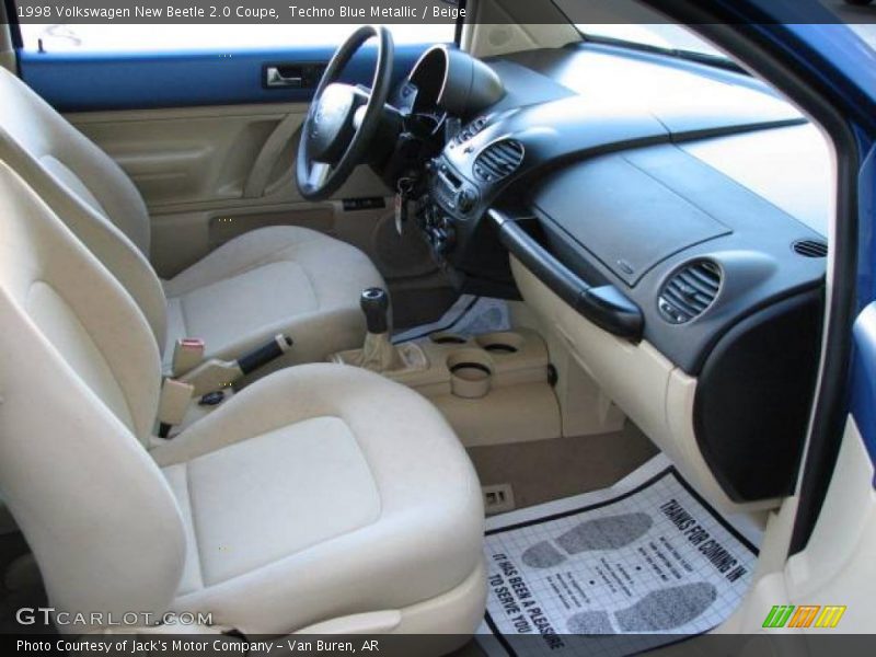 Techno Blue Metallic / Beige 1998 Volkswagen New Beetle 2.0 Coupe