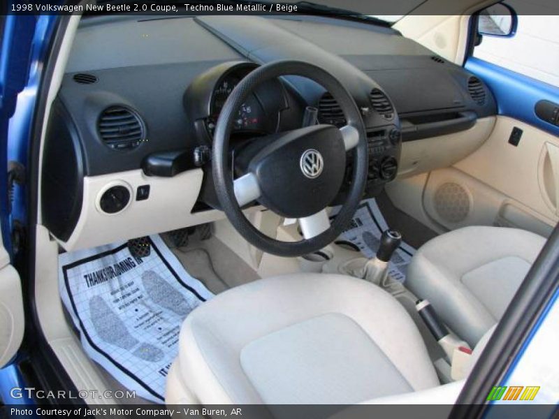 Techno Blue Metallic / Beige 1998 Volkswagen New Beetle 2.0 Coupe