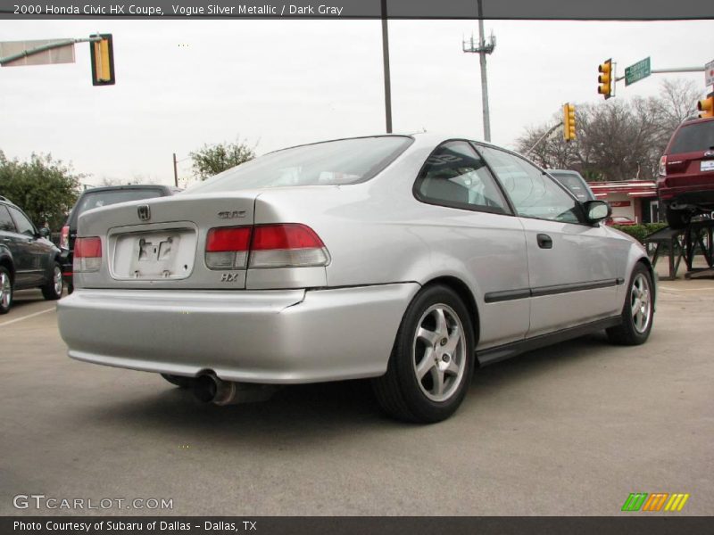 Vogue Silver Metallic / Dark Gray 2000 Honda Civic HX Coupe