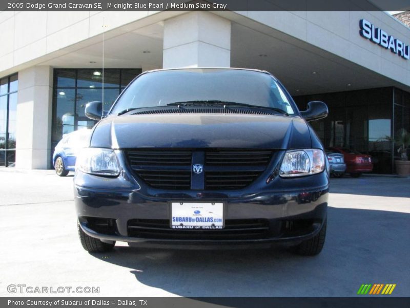 Midnight Blue Pearl / Medium Slate Gray 2005 Dodge Grand Caravan SE