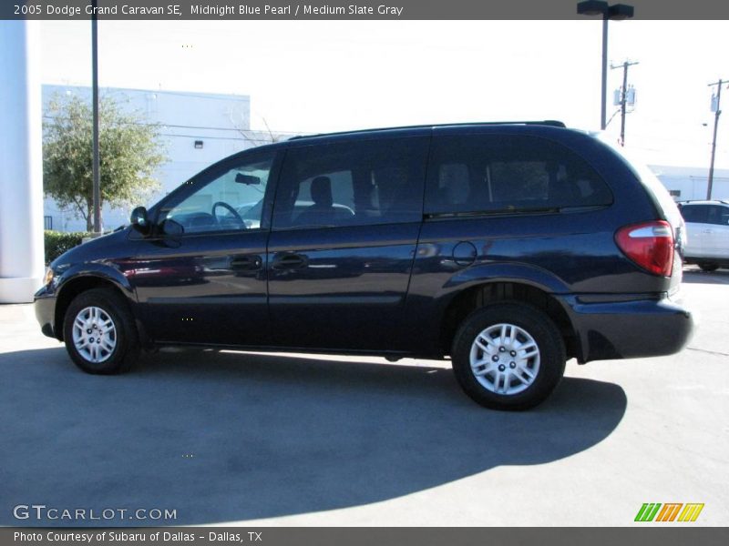Midnight Blue Pearl / Medium Slate Gray 2005 Dodge Grand Caravan SE