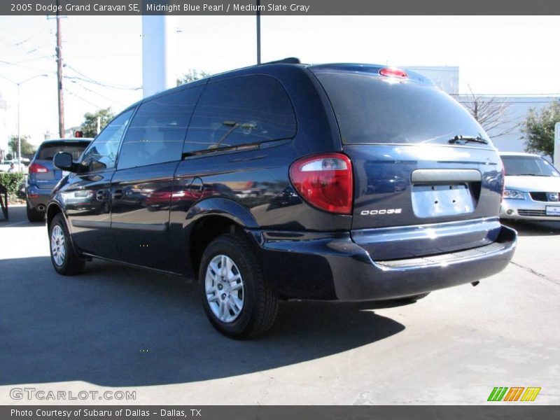 Midnight Blue Pearl / Medium Slate Gray 2005 Dodge Grand Caravan SE