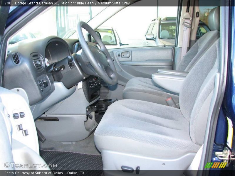 Midnight Blue Pearl / Medium Slate Gray 2005 Dodge Grand Caravan SE