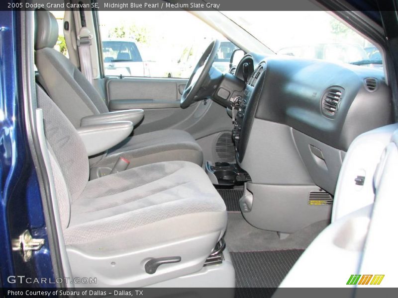 Midnight Blue Pearl / Medium Slate Gray 2005 Dodge Grand Caravan SE