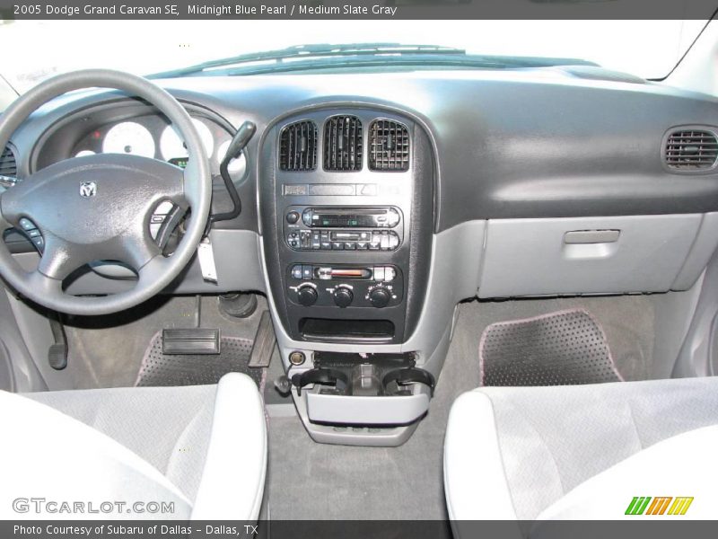 Midnight Blue Pearl / Medium Slate Gray 2005 Dodge Grand Caravan SE
