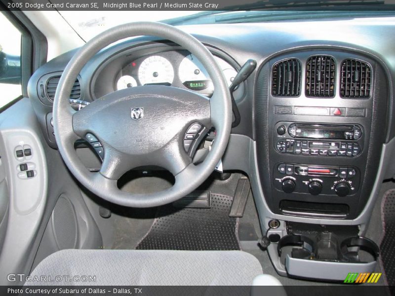Midnight Blue Pearl / Medium Slate Gray 2005 Dodge Grand Caravan SE