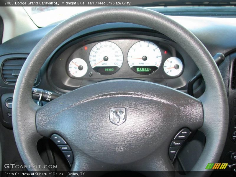 Midnight Blue Pearl / Medium Slate Gray 2005 Dodge Grand Caravan SE