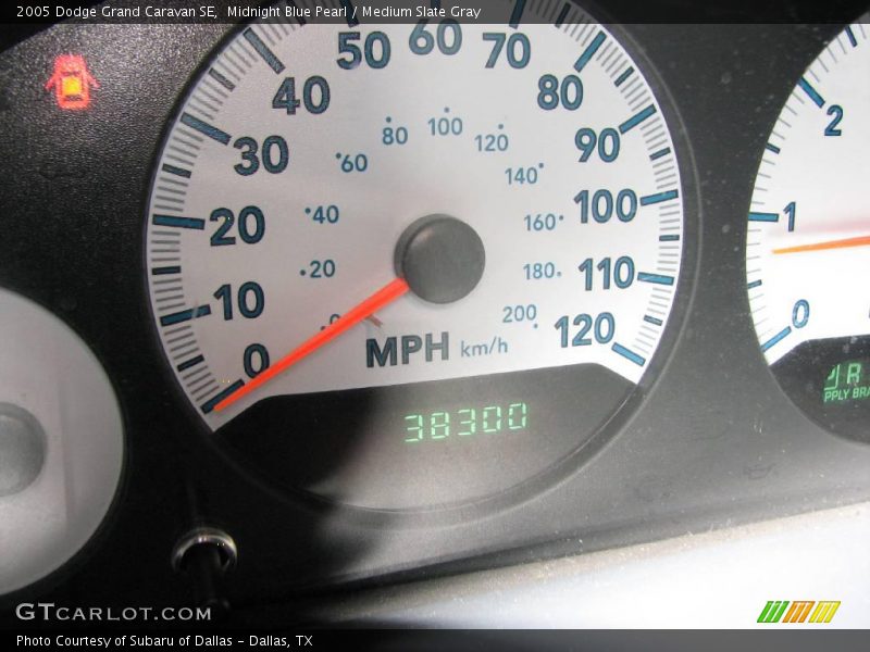 Midnight Blue Pearl / Medium Slate Gray 2005 Dodge Grand Caravan SE