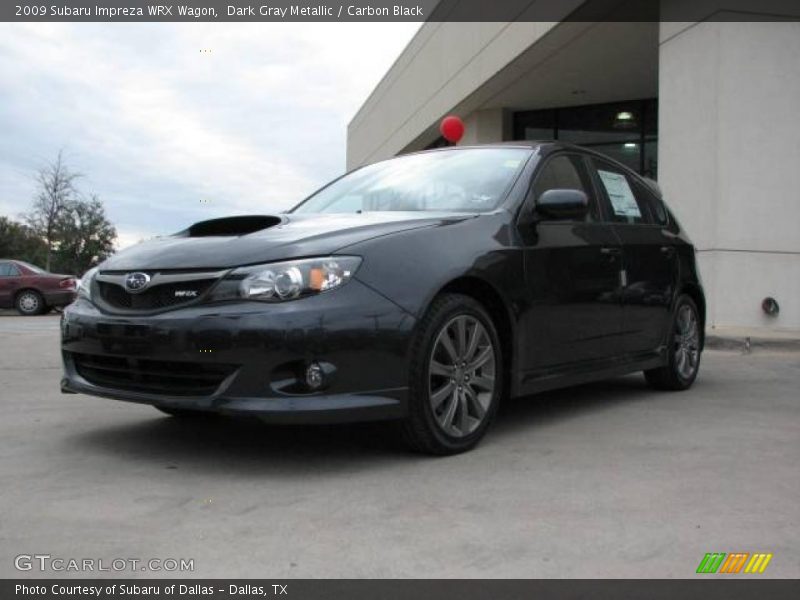 Dark Gray Metallic / Carbon Black 2009 Subaru Impreza WRX Wagon