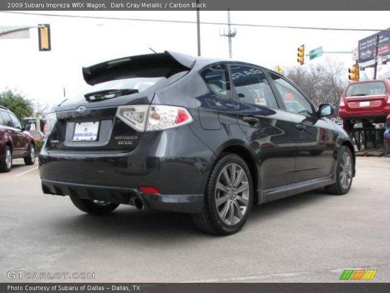 Dark Gray Metallic / Carbon Black 2009 Subaru Impreza WRX Wagon