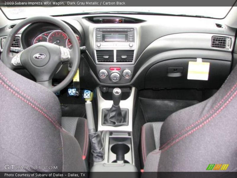 Dark Gray Metallic / Carbon Black 2009 Subaru Impreza WRX Wagon