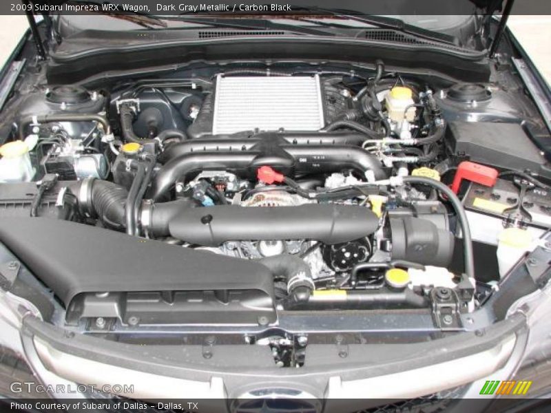 Dark Gray Metallic / Carbon Black 2009 Subaru Impreza WRX Wagon