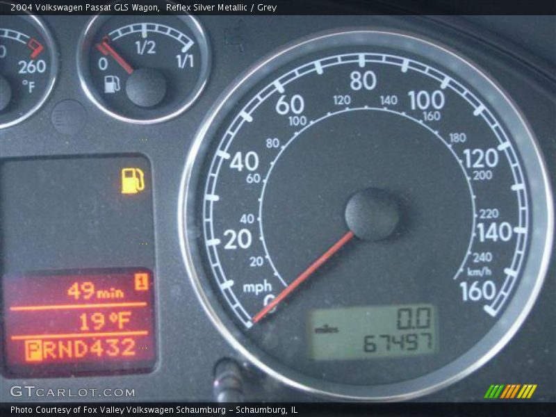 Reflex Silver Metallic / Grey 2004 Volkswagen Passat GLS Wagon