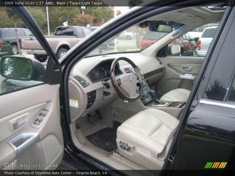 Black / Taupe/Light Taupe 2005 Volvo XC90 2.5T AWD
