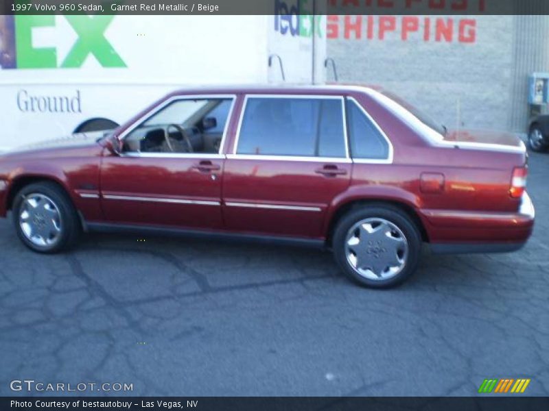 Garnet Red Metallic / Beige 1997 Volvo 960 Sedan