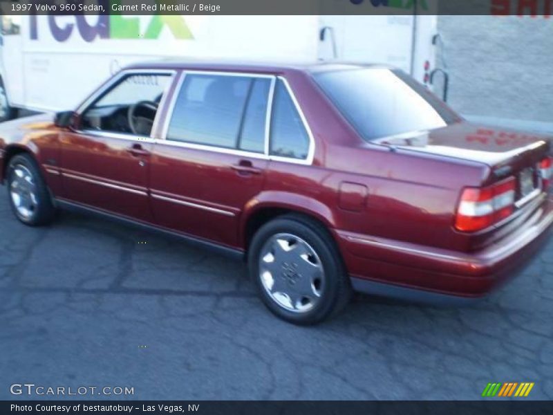 Garnet Red Metallic / Beige 1997 Volvo 960 Sedan