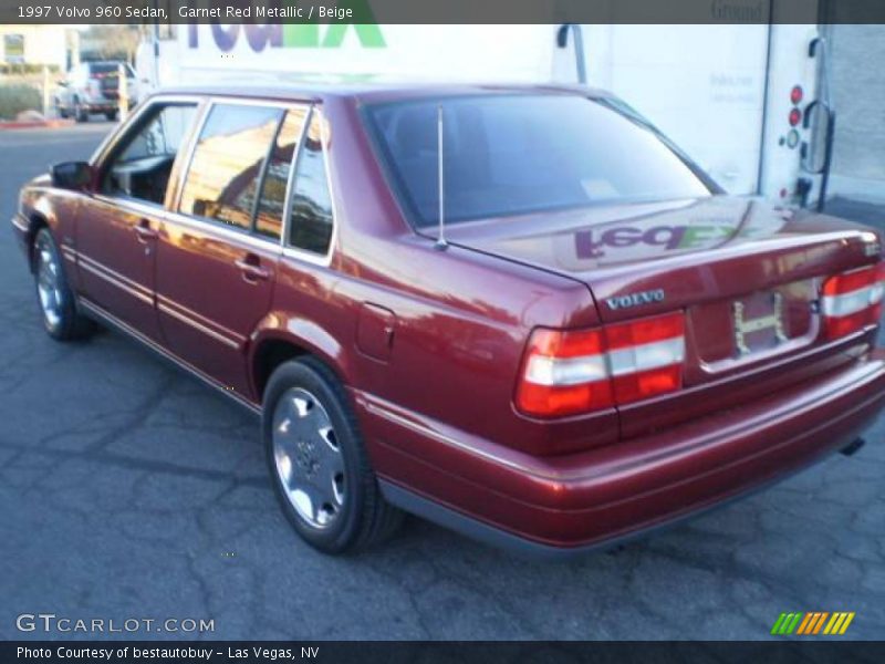 Garnet Red Metallic / Beige 1997 Volvo 960 Sedan