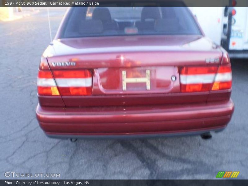 Garnet Red Metallic / Beige 1997 Volvo 960 Sedan
