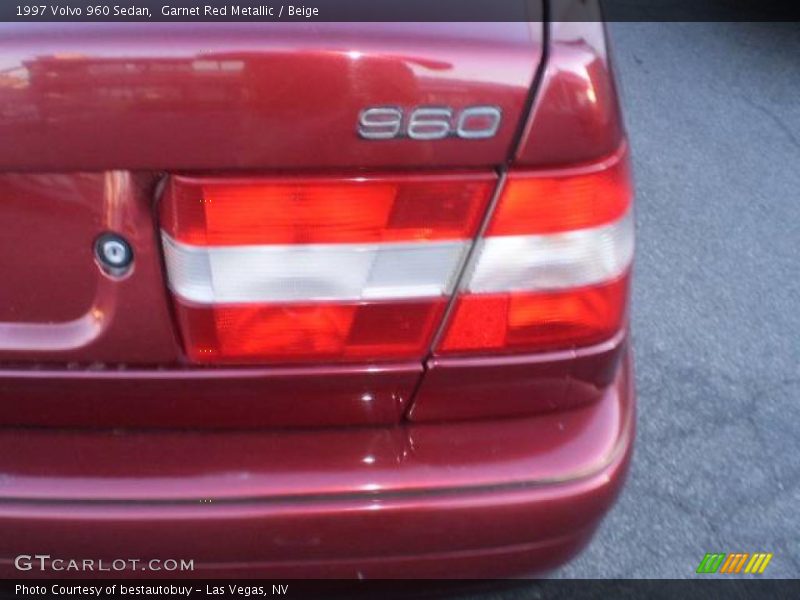 Garnet Red Metallic / Beige 1997 Volvo 960 Sedan