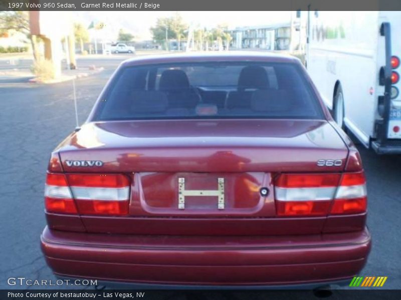 Garnet Red Metallic / Beige 1997 Volvo 960 Sedan